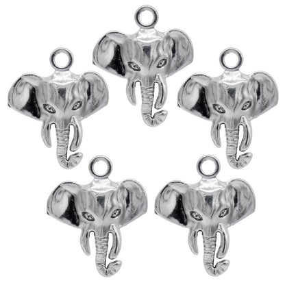 Gift To Love | Metal Craft Fitting Elephant Head | Pcs : 5 Pcs | Code : MC-1478