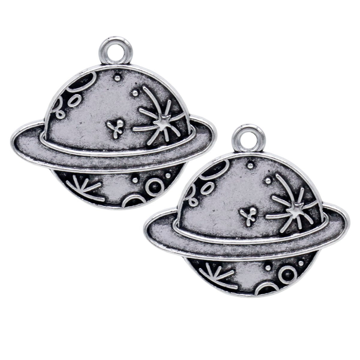 Gift To Love | Metal Craft Fitting Space Moon | Pcs : 2 Pcs | Code : MC-1779