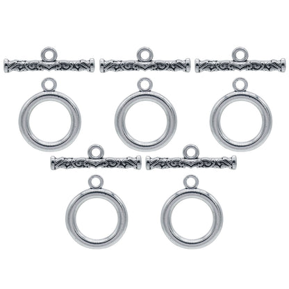 Gift To Love | Metal Craft Fitting Set Toggle Clasp | Pcs : 5 Pcs | Code : MC-2065