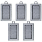Gift To Love | Metal Craft Fitting Rectangle | Pcs : 5 Pcs | Code : MC-2386