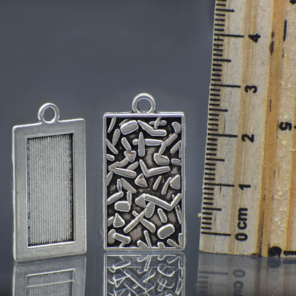 Gift To Love | Metal Craft Fitting Rectangle | Pcs : 5 Pcs | Code : MC-2386