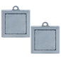 Gift To Love | Metal Craft Fitting Square Design | Pcs : 2 Pcs | Code : MC-2398