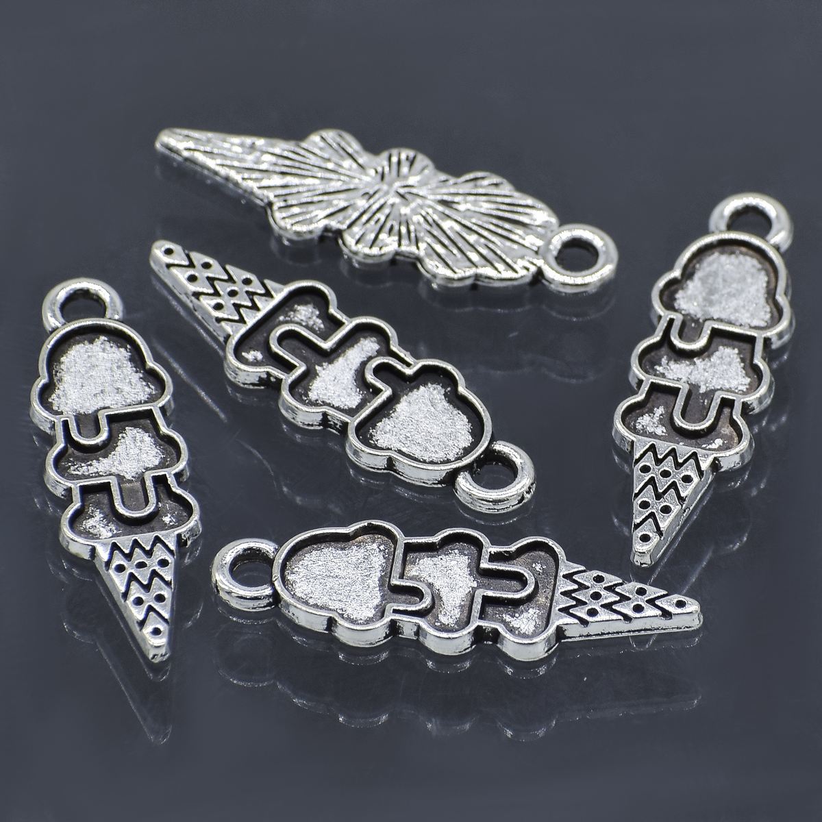 Gift To Love | Metal Craft Fitting Ice Cream | Pcs : 5 Pcs | Code : MC-2758