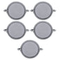 Gift To Love | Metal Craft Fitting Round Double Hole | Pcs : 5 Pcs | Code : MC-3300