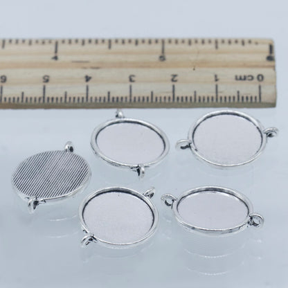Gift To Love | Metal Craft Fitting Round Double Hole | Pcs : 5 Pcs | Code : MC-3300