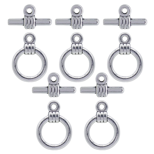Gift To Love | Metal Craft Fitting Set Toggle Clasp | Pcs : 5 Pcs | Code : MC-3507