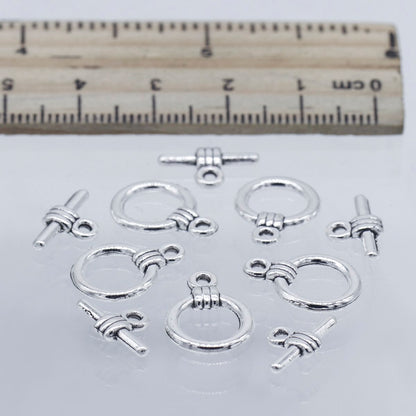 Gift To Love | Metal Craft Fitting Set Toggle Clasp | Pcs : 5 Pcs | Code : MC-3507