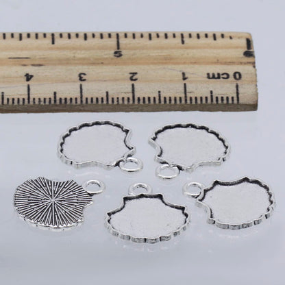 Gift To Love | Metal Craft Fitting Sea Shell | Pcs : 5 Pcs | Code : MC-3622