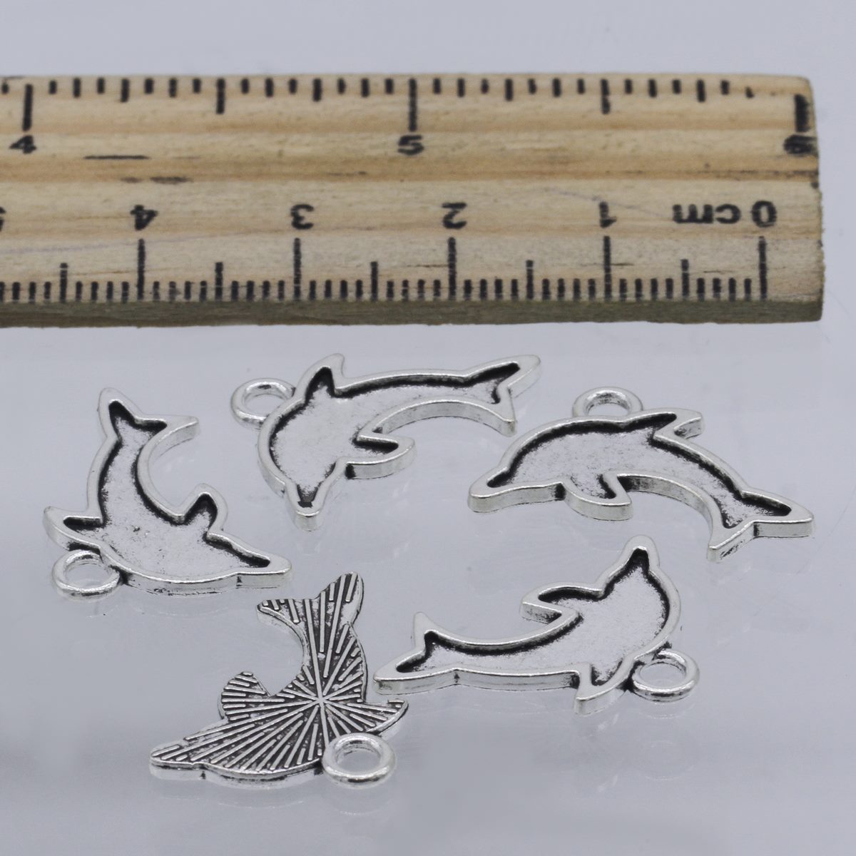 Gift To Love | Metal Craft Fitting Dolphin | Pcs : 5 Pcs | Code : MC-3629