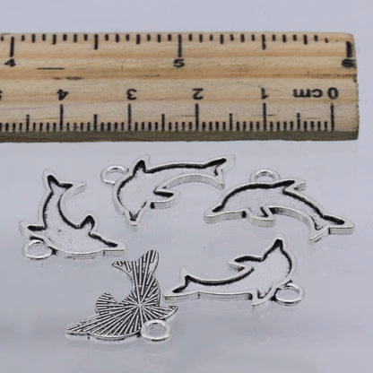 Gift To Love | Metal Craft Fitting Dolphin | Pcs : 5 Pcs | Code : MC-3629