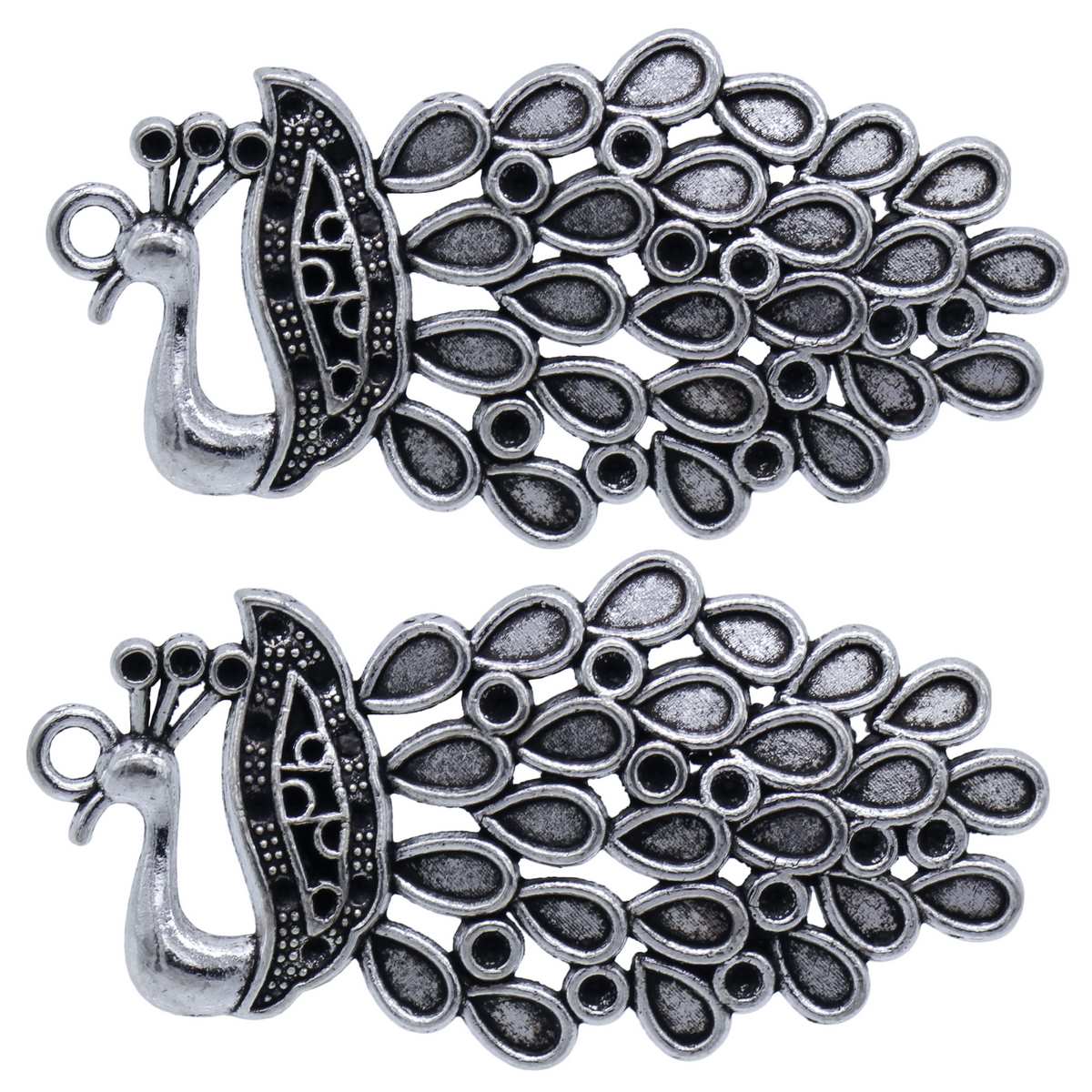 Gift To Love | Metal Craft Fitting Peacock | Pcs : 2 Pcs | Code : MC-3699