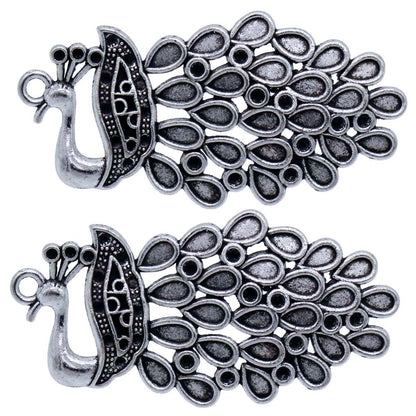 Gift To Love | Metal Craft Fitting Peacock | Pcs : 2 Pcs | Code : MC-3699