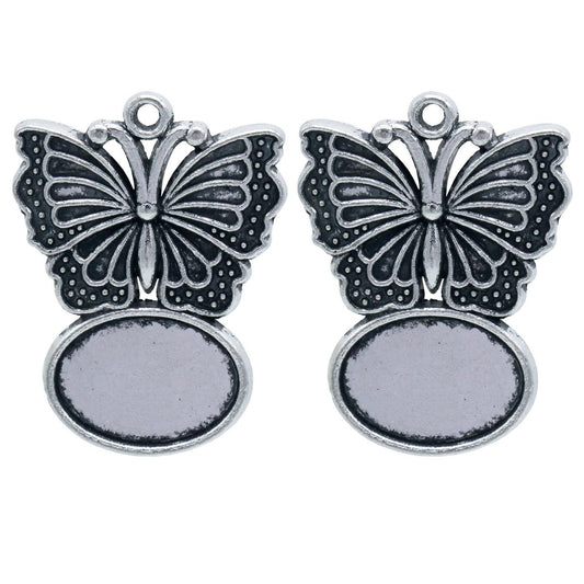 Gift To Love | Metal Craft Fitting Butterfly | Pcs : 2 Pcs | Code : MC-3772