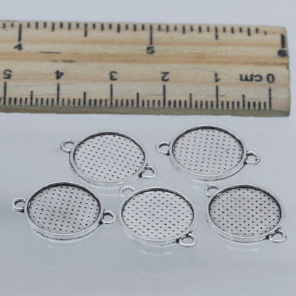 Gift To Love | Metal Craft Fitting Round Double Hole | Pcs : 5 Pcs | Code : MC-3882