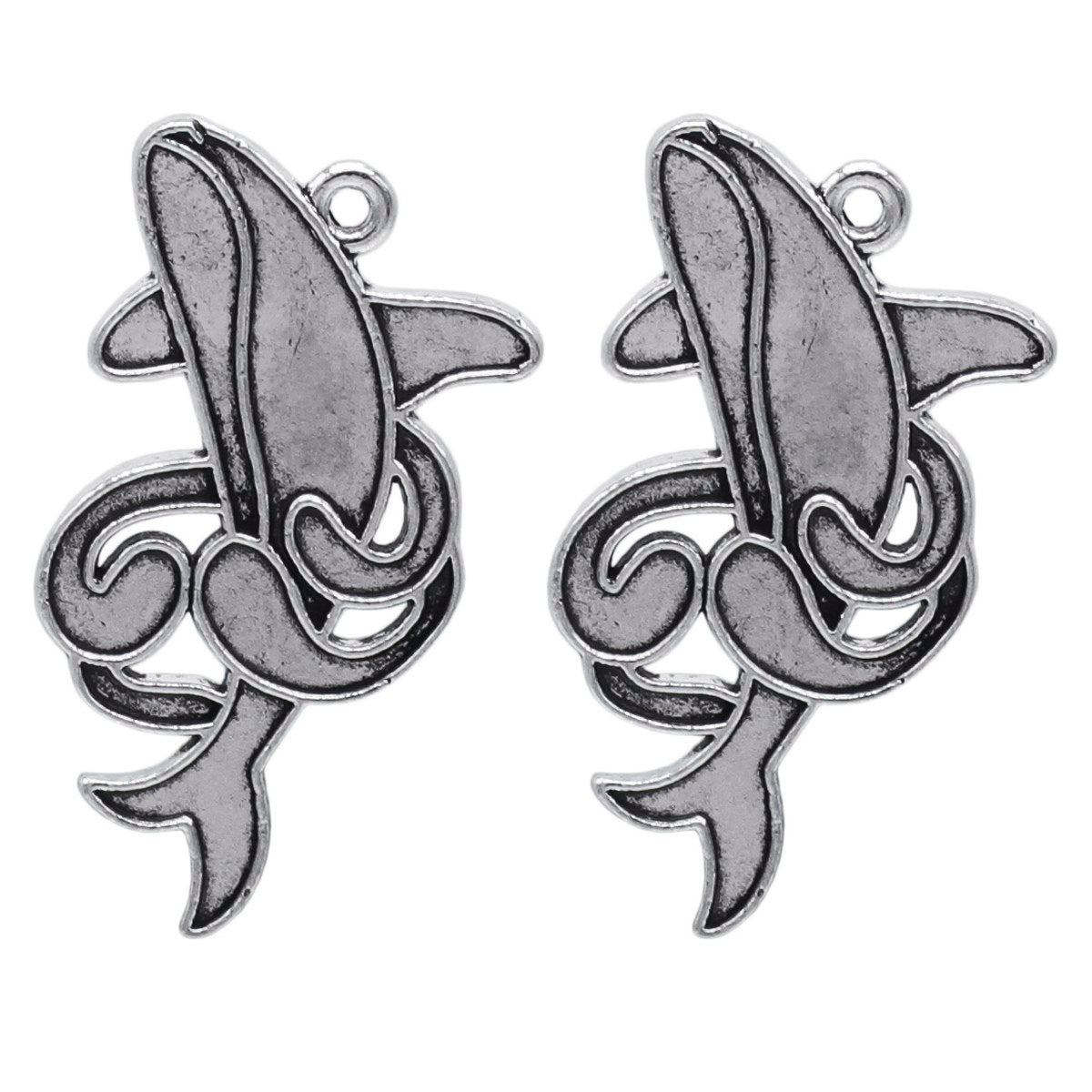 Gift To Love | Metal Craft Fitting Dolphin | Pcs : 2 Pcs | Code : MC-3924