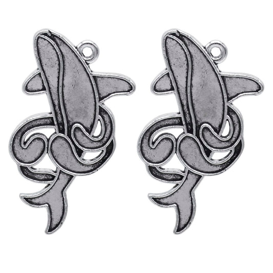 Gift To Love | Metal Craft Fitting Dolphin | Pcs : 2 Pcs | Code : MC-3924