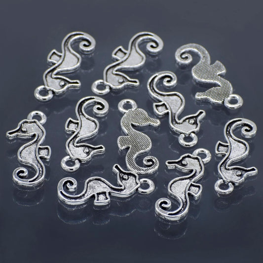 Gift To Love | Metal Craft Fitting Sea Horse | Pcs : 10 Pcs | Code : MC-3998