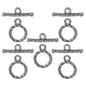 Gift To Love | Metal Craft Fitting Set Toggle Clasp | Pcs : 5 Pcs | Code : MC-4073