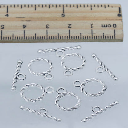 Gift To Love | Metal Craft Fitting Set Toggle Clasp | Pcs : 5 Pcs | Code : MC-4073
