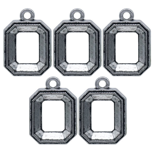 Gift To Love | Metal Craft Fitting Rectangle | Pcs : 5 Pcs | Code : MC-4318