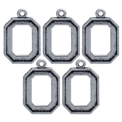 Gift To Love | Metal Craft Fitting Rectangle | Pcs : 5 Pcs | Code : MC-4364