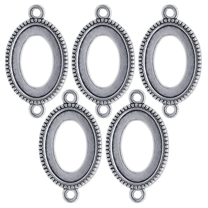 Gift To Love | Metal Craft Fitting Oval | Pcs : 5 Pcs | Code : MC-4398