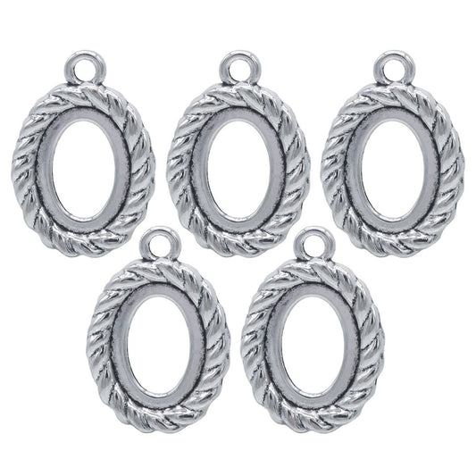 Gift To Love | Metal Craft Fitting Oval Mirror | Pcs : 5 Pcs | Code : MC-4490
