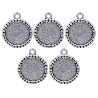 Gift To Love | Metal Craft Fitting Round | Pcs : 5 Pcs | Code : MC-5194