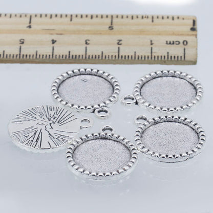 Gift To Love | Metal Craft Fitting Round | Pcs : 5 Pcs | Code : MC-5194