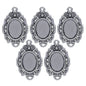 Gift To Love | Metal Craft Fitting Oval Mirror | Pcs : 5 Pcs | Code : MC-5198