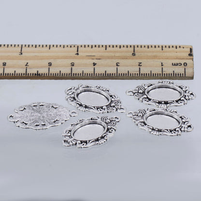 Gift To Love | Metal Craft Fitting Oval Mirror | Pcs : 5 Pcs | Code : MC-5198