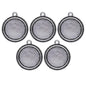 Gift To Love | Metal Craft Fitting Round | Pcs : 5 Pcs | Code : MC-5324