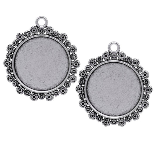 Gift To Love | Metal Craft Fitting Round | Pcs : 2 Pcs | Code : MC-5353