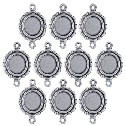 Gift To Love | Metal Craft Fitting Round Double Hole | Pcs : 10 Pcs | Code : MC-578