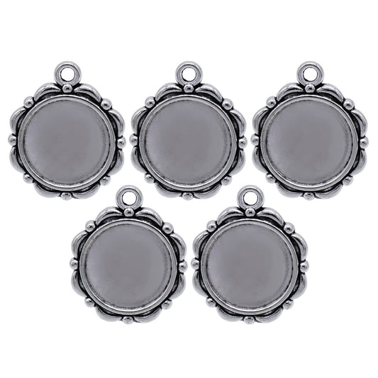 Gift To Love | Metal Craft Fitting Round | Pcs : 5 Pcs | Code : MC-579
