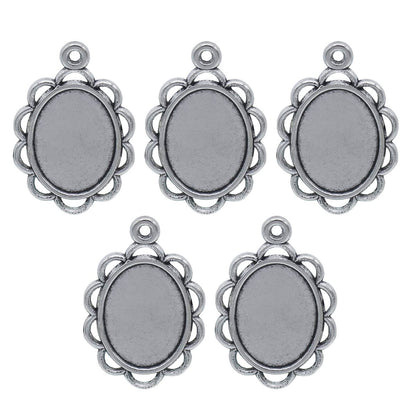 Gift To Love | Metal Craft Fitting Oval Mirror | Pcs : 5 Pcs | Code : MC-584
