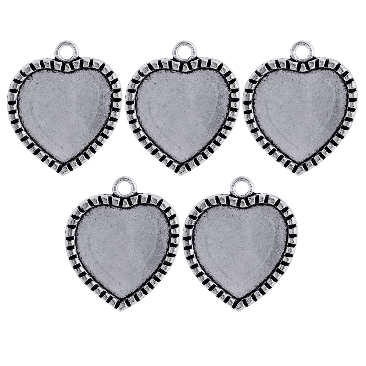 Gift To Love | Metal Craft Fitting Heart Mirror | Pcs : 5 Pcs | Code : MC-588