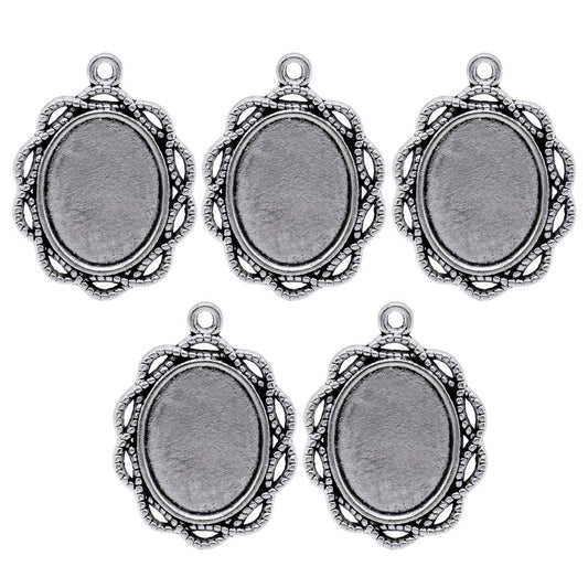 Gift To Love | Metal Craft Fitting Oval Mirror | Pcs : 5 Pcs | Code : MC-589