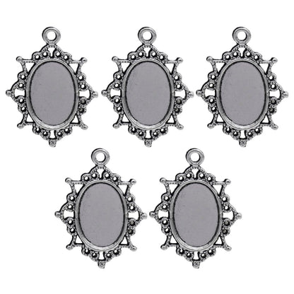 Gift To Love | Metal Craft Fitting Oval Mirror | Pcs : 5 Pcs | Code : MC-590