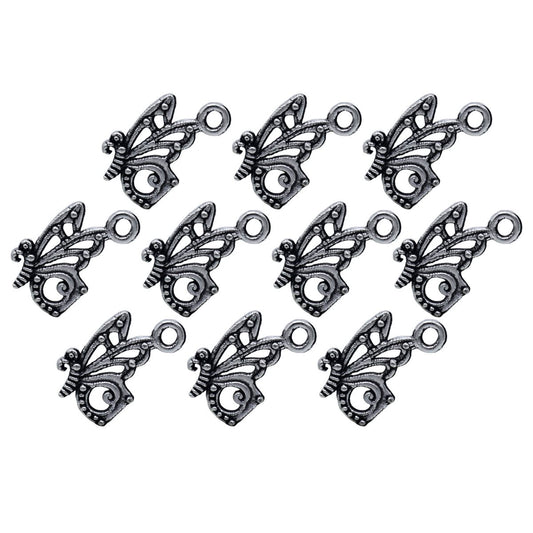 Gift To Love | Metal Craft Fitting Butterfly Bead | Pcs : 10 Pcs | Code : MC-608