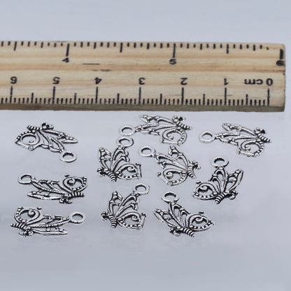 Gift To Love | Metal Craft Fitting Butterfly Bead | Pcs : 10 Pcs | Code : MC-608