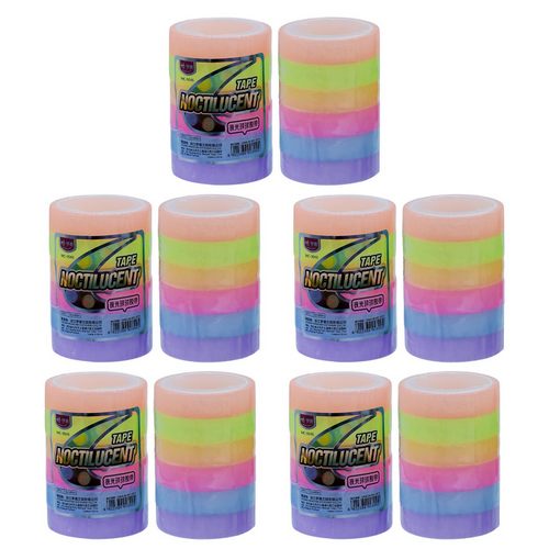 Gift To Love | Glow In The Dark Tape 6 Pcs 1.2CM X 5MTR | Code : MC-9046