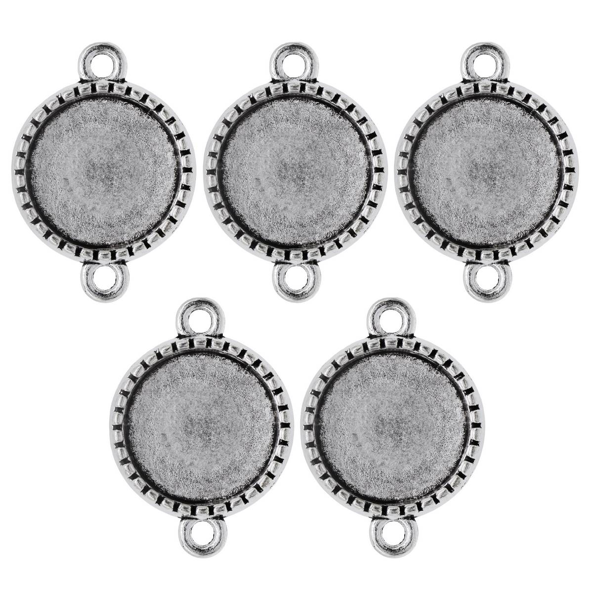 Gift To Love | Metal Craft Fitting Round Double Hole | Pcs : 5 Pcs | Code : MC-958