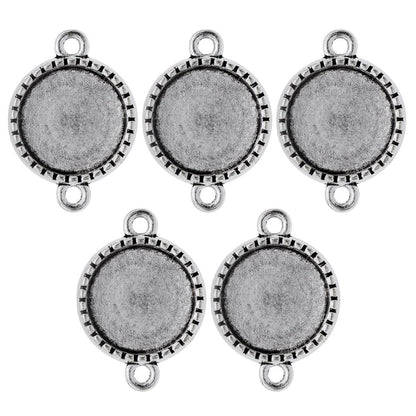 Gift To Love | Metal Craft Fitting Round Double Hole | Pcs : 5 Pcs | Code : MC-958