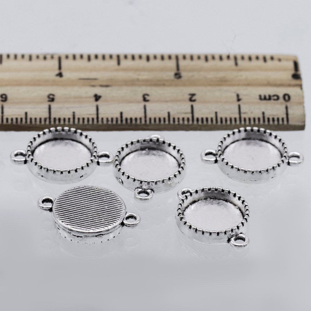 Gift To Love | Metal Craft Fitting Round Double Hole | Pcs : 5 Pcs | Code : MC-958
