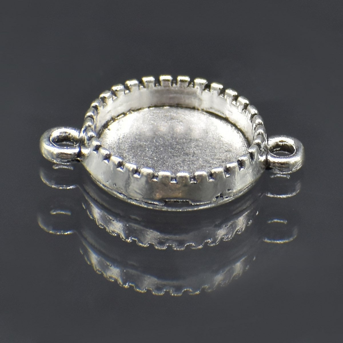 Gift To Love | Metal Craft Fitting Round Double Hole | Pcs : 5 Pcs | Code : MC-958
