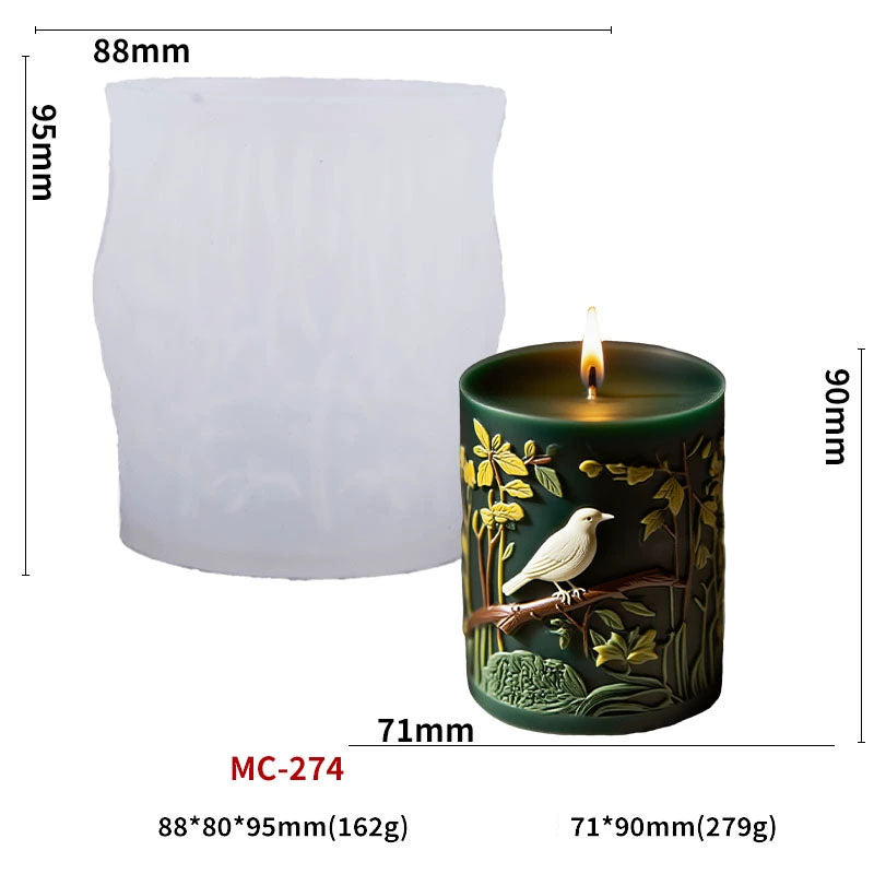 Gift To Love | Silicon Candle Mould | Code : MC274