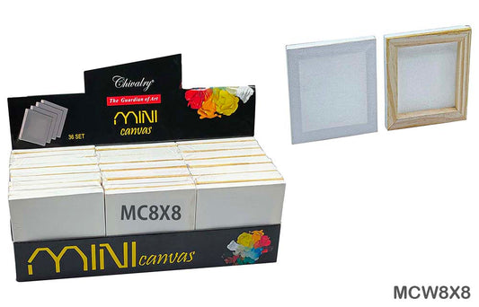 Gift To Love | Mini Canvas | Color : White | Size : 8 X 8 Cm | Code : MC8X8