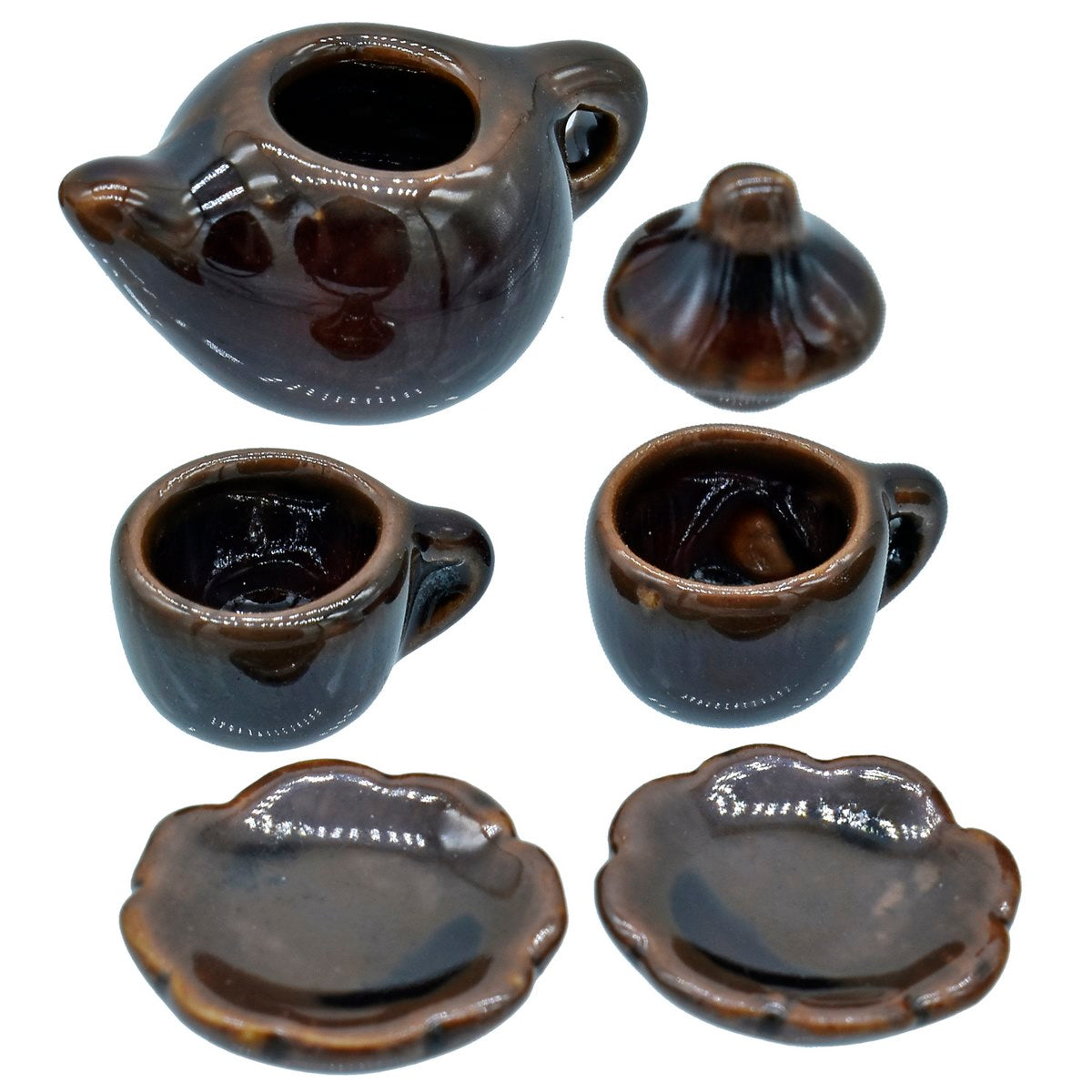 Gift To Love | Miniature Ceramics Tea Pot Set | Color : Full | Code : MCP-06
