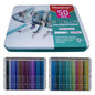 Gift To Love | Macaron Metallic Colored Pencil Soft Touch 50 Pcs | Code : MCR-50-2